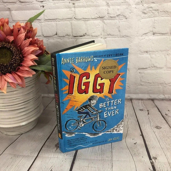 iggy is better than ever annie barrows signed copy children's book - Picture 1 of 3